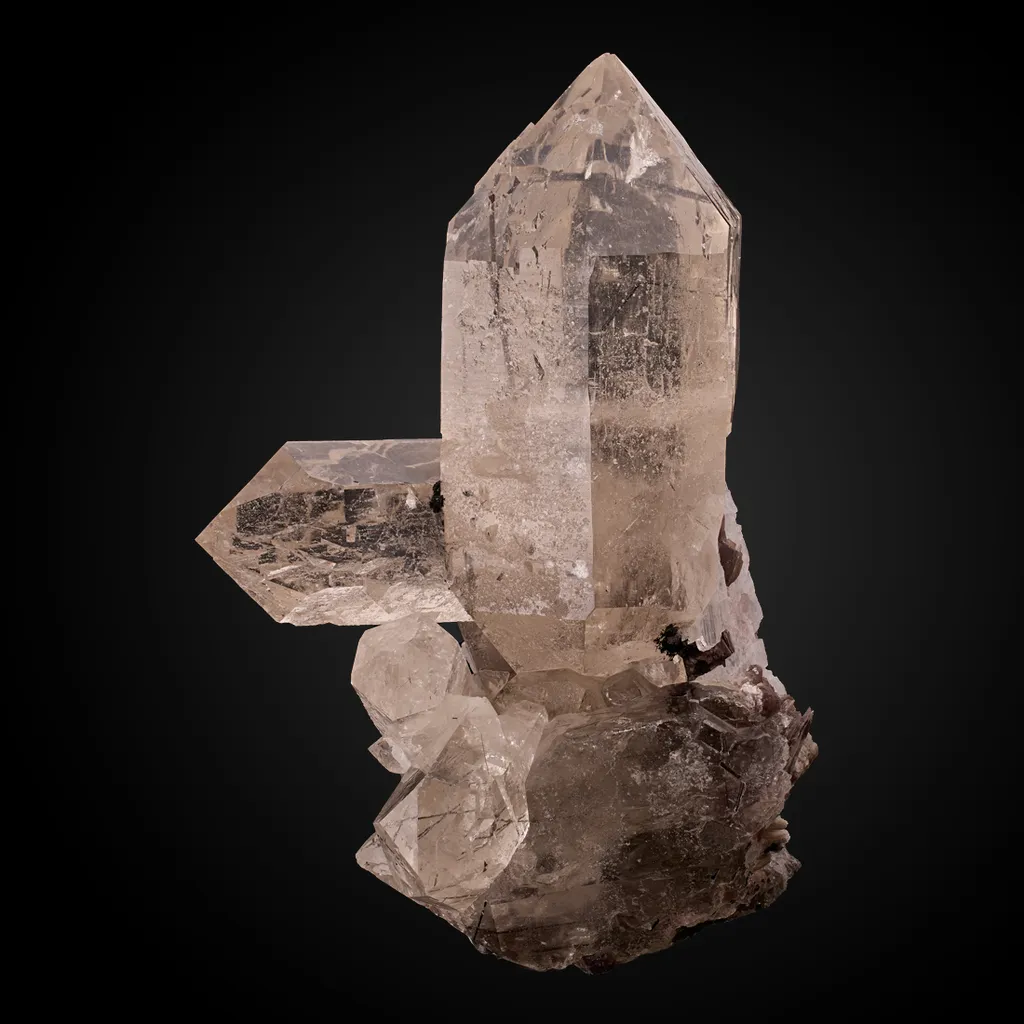 Quartz, Lepidolite, Elbaite image