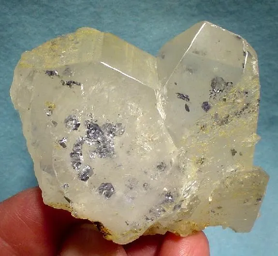 Quartz, Molybdenite image