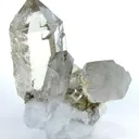 Quartz on Albite With Tourmaline - image 1