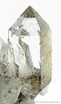 Quartz on Albite With Tourmaline - image 3