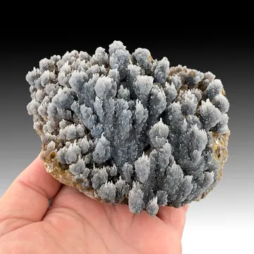 Quartz on Andradite