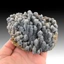 Quartz on Andradite - image 1