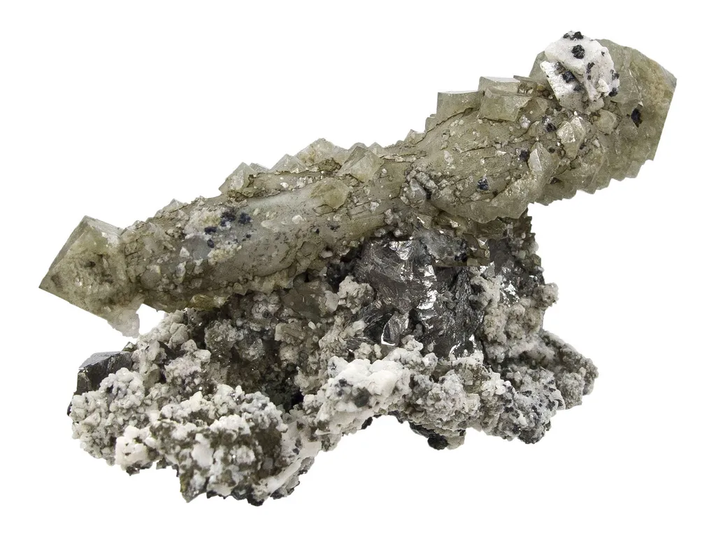 Quartz on Arsenopyrite - image 2