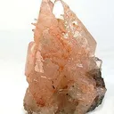 Quartz on Calcite on Calcite Ps. Anhydrite - image 1