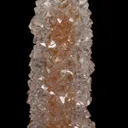 Quartz on Calcite stalactite - image 2