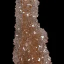 Quartz on Calcite stalactite - image 3