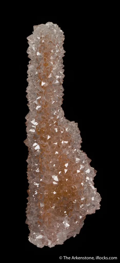 Quartz on Calcite stalactite image