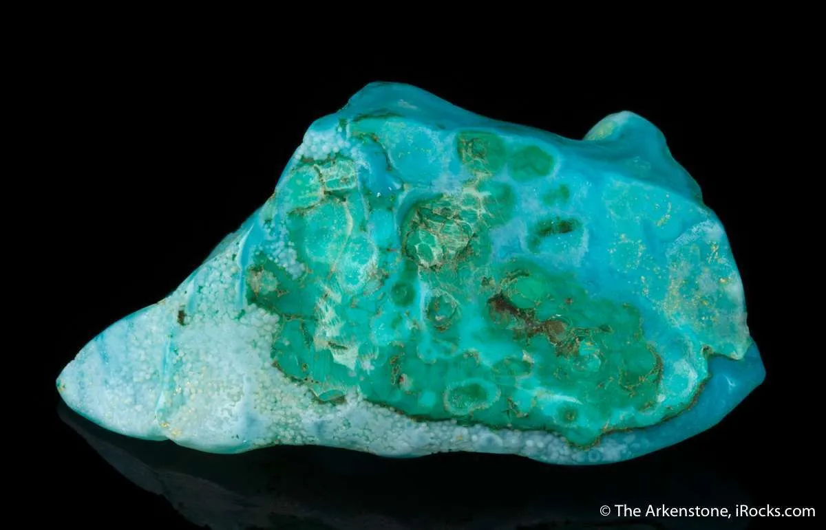 Quartz on Chryscocolla - image 4