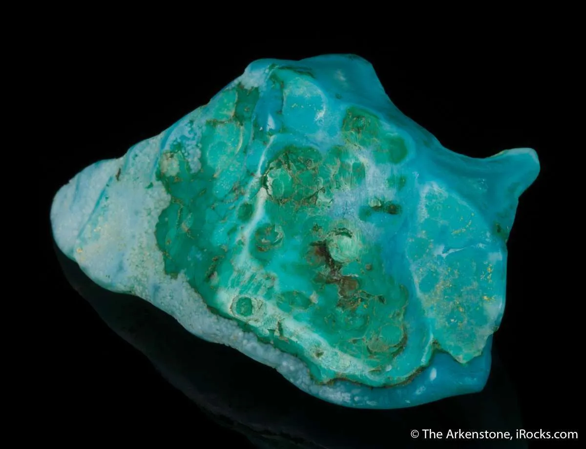 Quartz on Chryscocolla - image 5