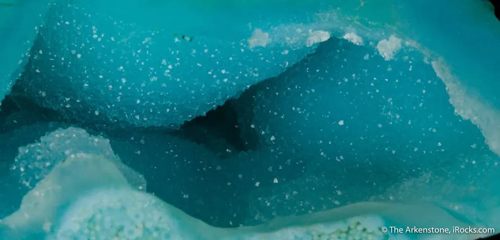 Quartz on Chryscocolla - image 2