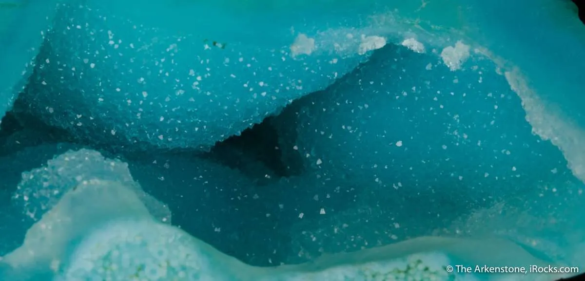 Quartz on Chryscocolla - image 2