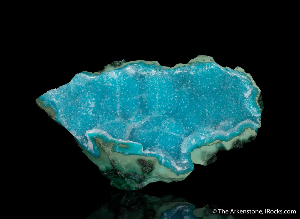 Quartz on Chrysocolla image
