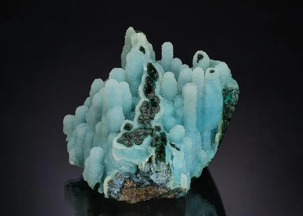 QUARTZ on CHRYSOCOLLA