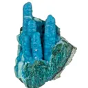 Quartz on Chrysocolla - image 2
