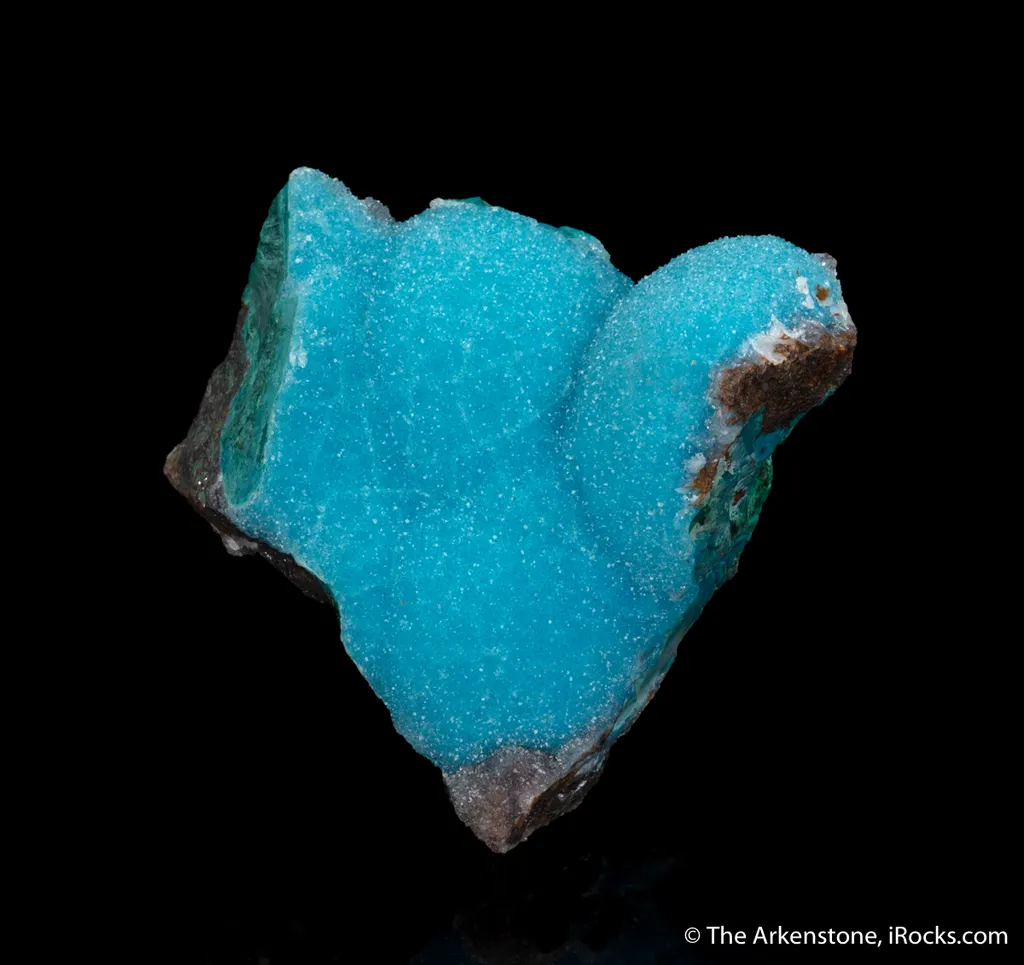 Quartz on Chrysocolla image