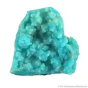 Quartz on Chrysocolla After Azurite - image 1
