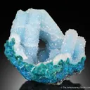 Quartz on Chrysocolla and Malachite - image 1