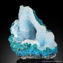 Quartz on Chrysocolla and Malachite - image 2