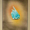 Quartz on Chrysocolla - image 1