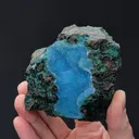 Quartz on Chrysocolla - image 2