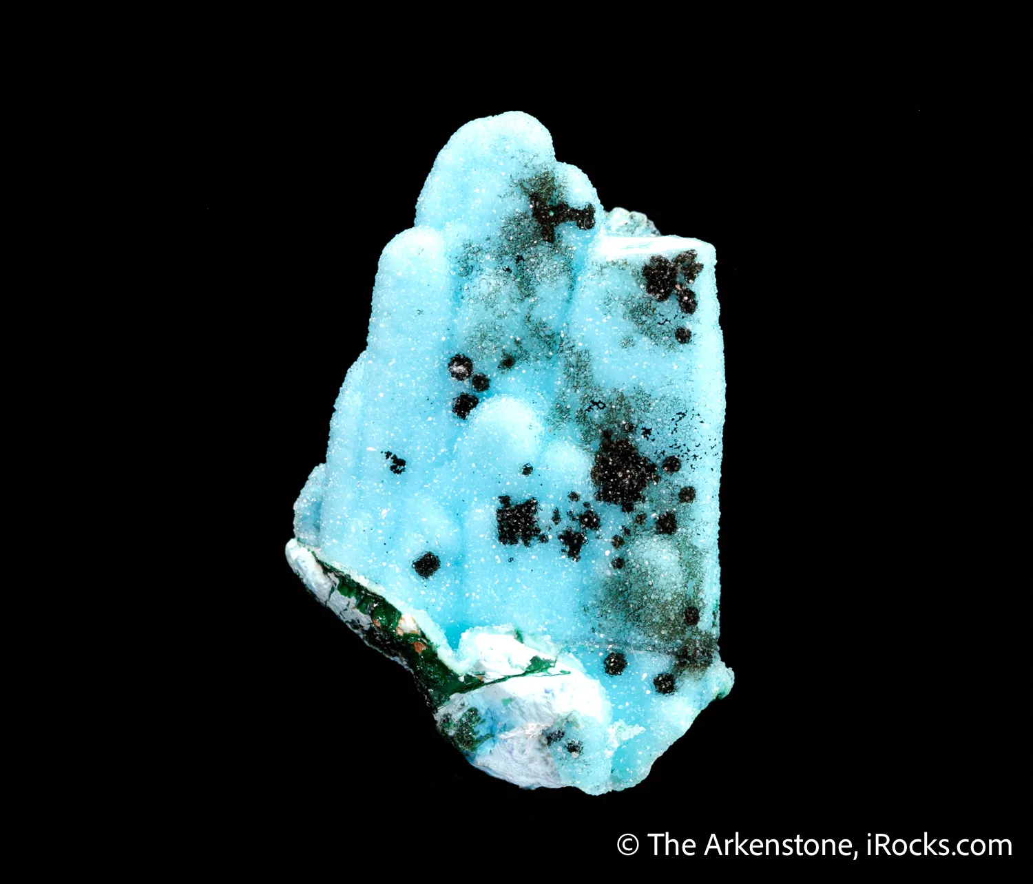 Quartz on Chrysocolla & Malachite - image 3