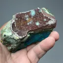 Quartz on Chrysocolla, Malachite - image 2