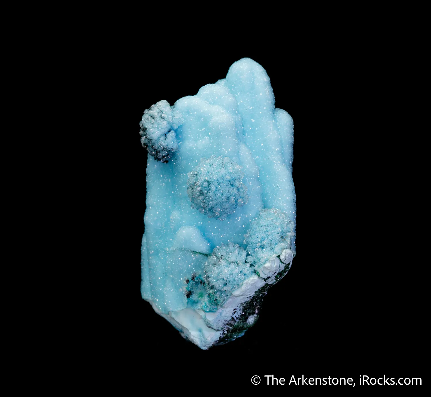 Quartz on Chrysocolla & Malachite - image 5