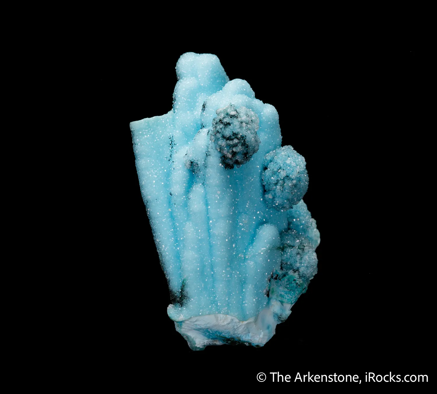 Quartz on Chrysocolla & Malachite - image 6