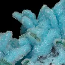 Quartz on Chrysocolla ps. Malachite ps. Azurite - image 5