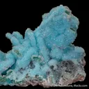 Quartz on Chrysocolla ps. Malachite ps. Azurite - image 4
