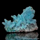 Quartz on Chrysocolla ps. Malachite ps. Azurite - image 3