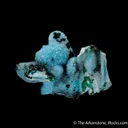Quartz on Chrysocolla pseudo. after Malachite - image 5