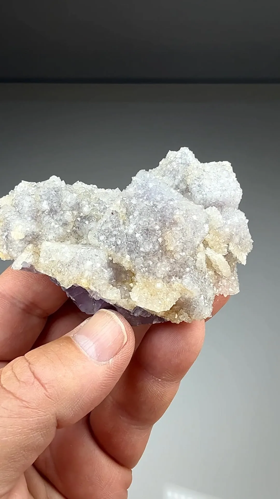Quartz on Fluorite (1079) - image 2