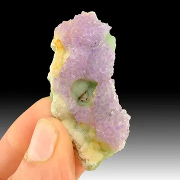Quartz on Fluorite