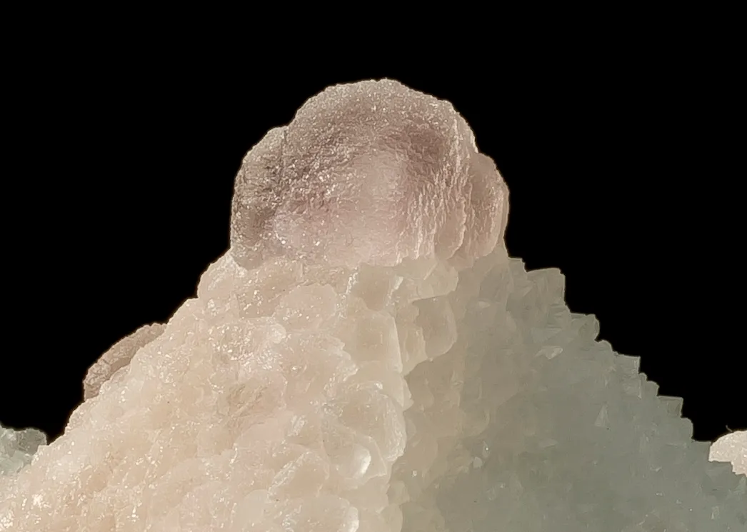 Quartz on Fluorite - image 1