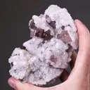 Quartz on Fluorite - image 2