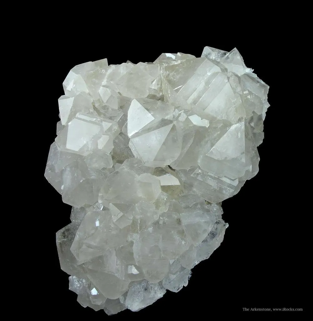 Quartz on Fluorite and Galena image