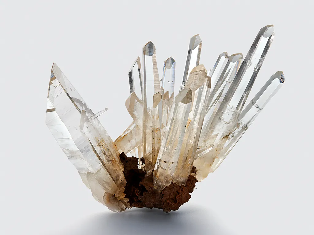 Quartz on Goethite image