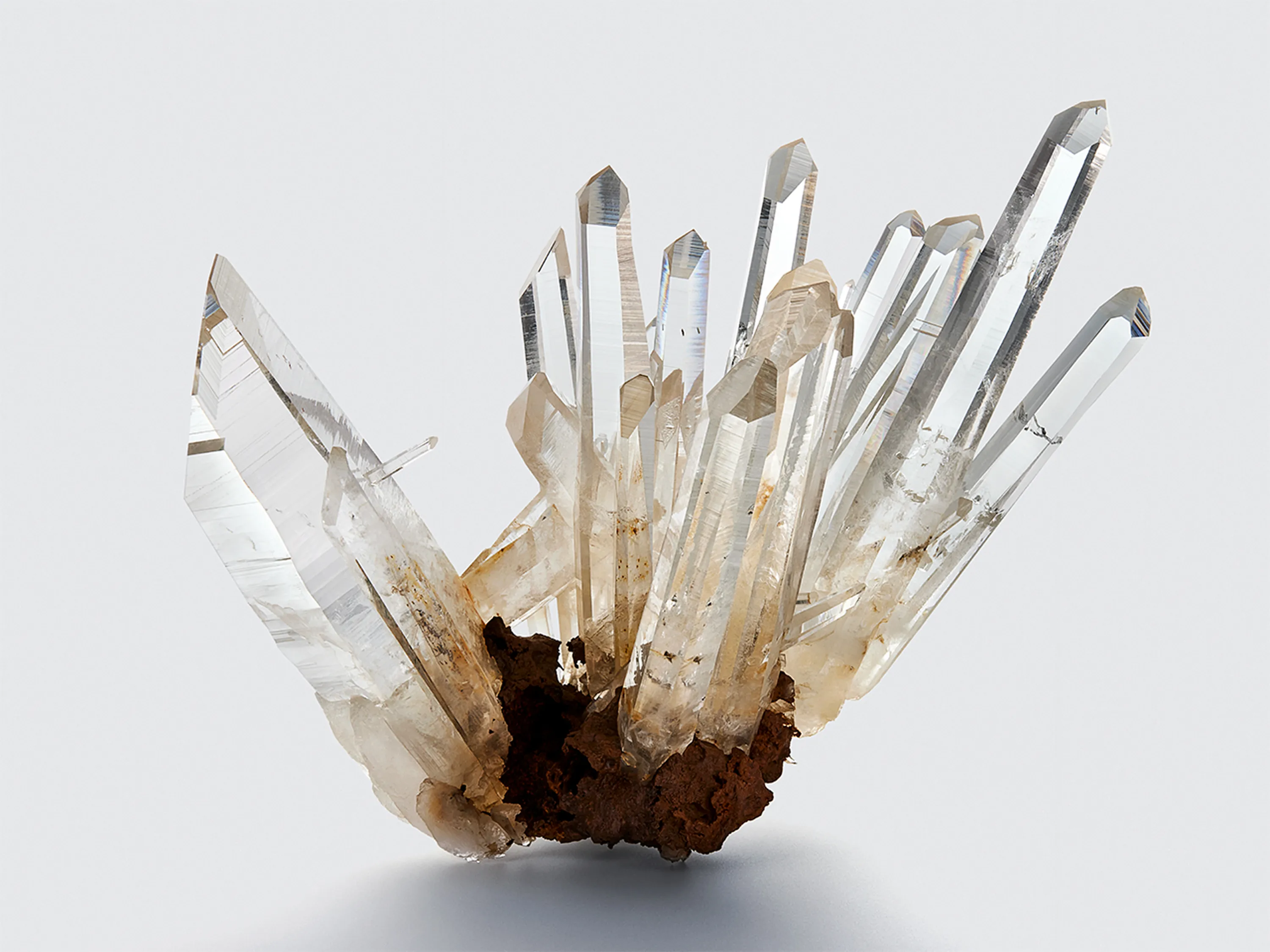 Quartz on Goethite - image 1