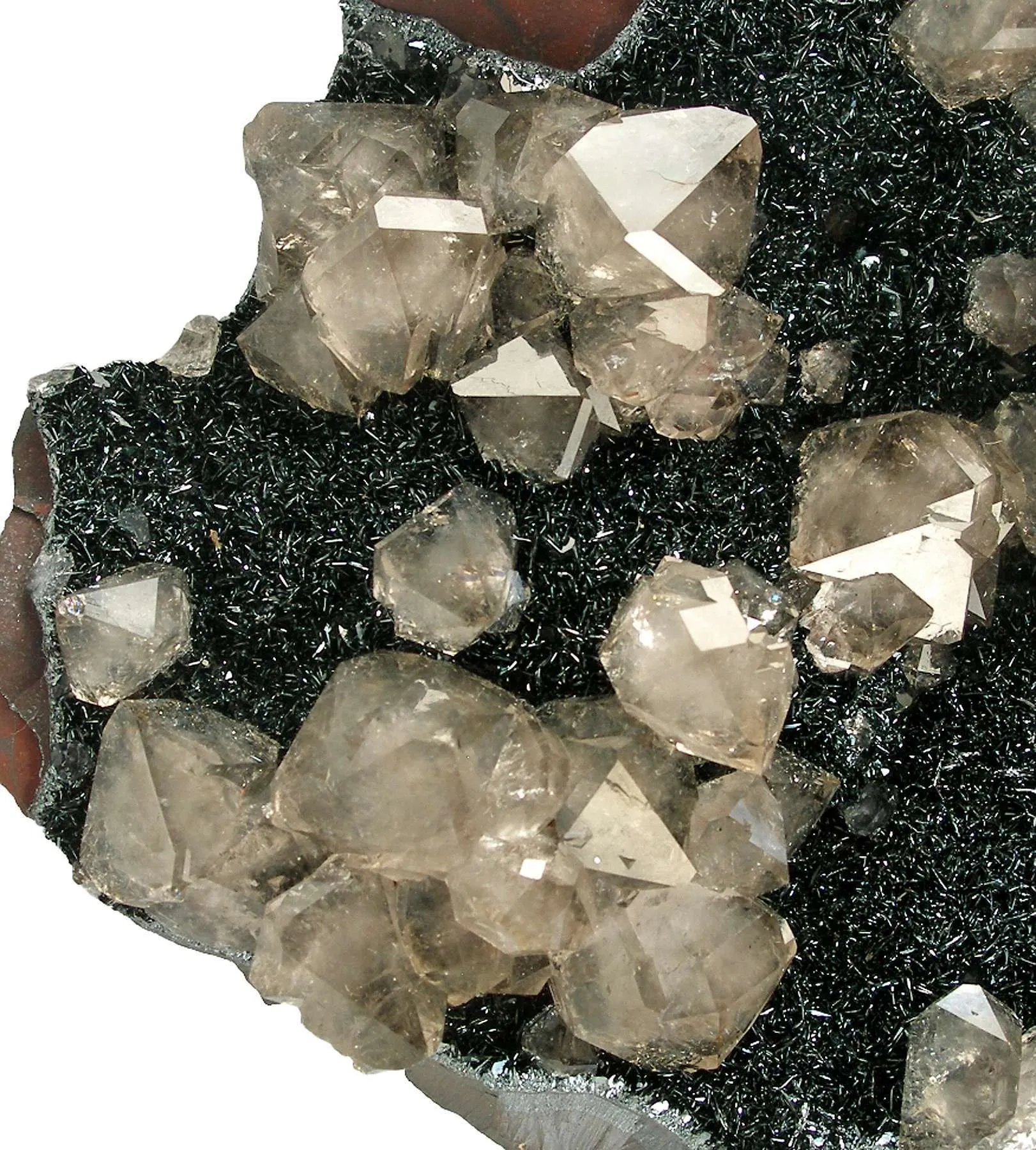Quartz on Hematite - image 3