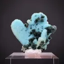 Quartz on Malachite and Chrysocolla ps. Azurite - image 2