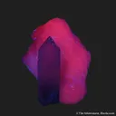 Quartz on Manganoan Calcite (fl) - image 1