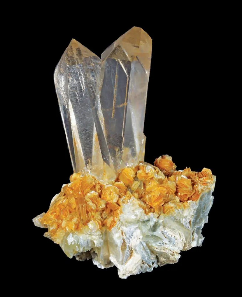 Quartz on Muscovite image