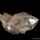 Quartz on Quartz, with Chalcopyrite - image 1