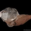 Quartz on Quartz, with Chalcopyrite - image 2