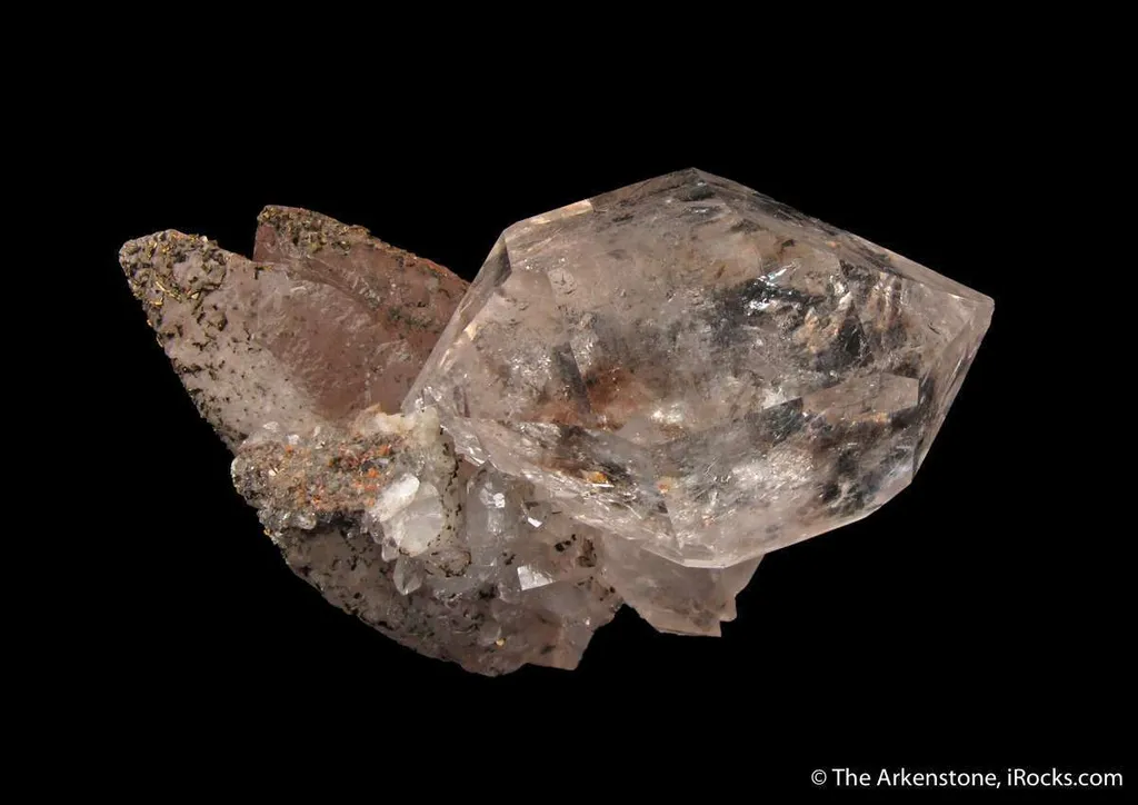 Quartz on Quartz, with Chalcopyrite - image 4
