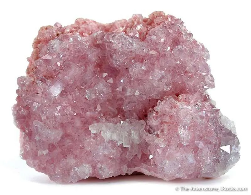 Quartz on Rhodochrosite image