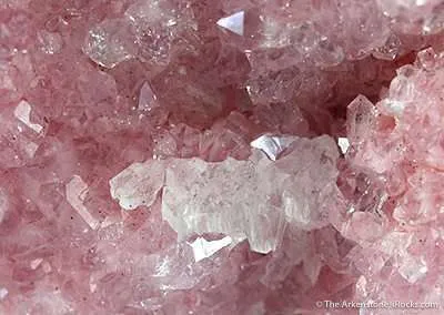 Quartz on Rhodochrosite - image 2