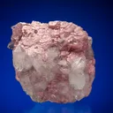 Quartz on Rhodochrosite - image 1