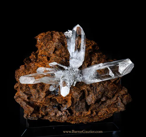 Quartz on Siderite image